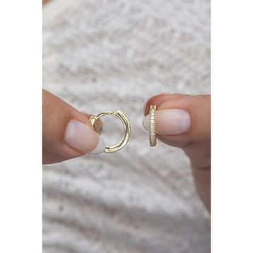 Nereze 925 Ayar 15 mm Tamtur Halka Kadın Gümüş Küpe