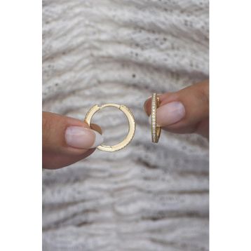 Nereze 925 Ayar 20 mm Tamtur Halka Kadın Gümüş Küpe