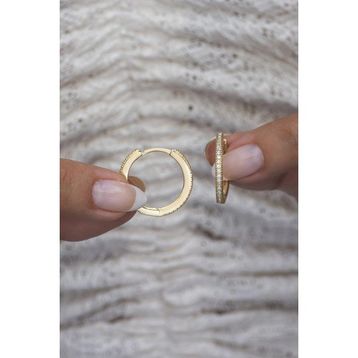 Nereze 925 Ayar 20 mm Tamtur Halka Kadın Gümüş Küpe