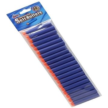 Nerf 20'li Premium Kalite Yedek Yumuşak Mermi