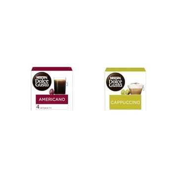 Nescafe 16'lı Dolce Gusto Americano + 16'lı Dolce Gusto Cappuccino Kapsül Kahve