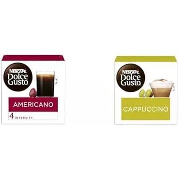 Nescafe 16'lı Dolce Gusto Americano + 16'lı Dolce Gusto Cappuccino Kapsül Kahve