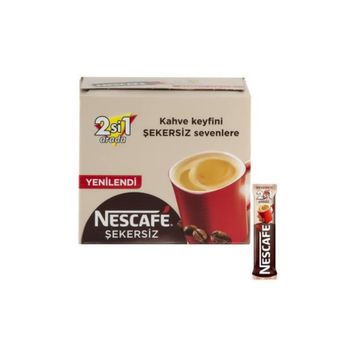 Nescafe 48’li 2’si 1 Arada Şekersiz Paket