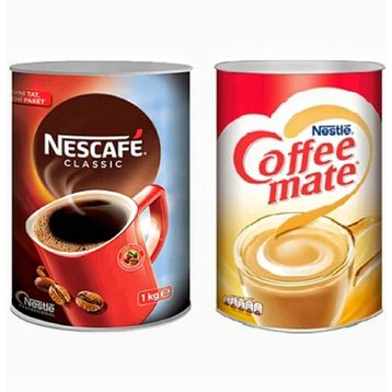 Nescafe Classic 1 kg Teneke Kahve+ Nestle Coffee Mate 2 kg Kahve Kreması