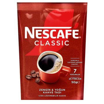 Nescafe Classic 50 gr Çözünebilir Kahve (2 adet)
