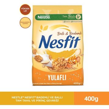 Nesfit 400 gr Ballı Bademli Mısır Gevreği