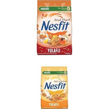 Nesfit 400 gr Ballı Bademli Mısır Gevreği