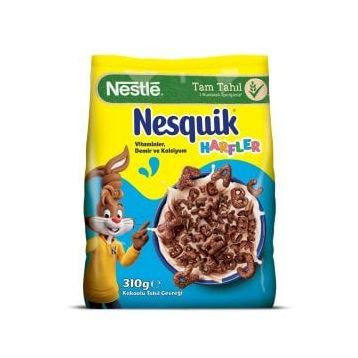 Nesquik 310 gr Harfler Kakaolu Buğday ve Mısır Gevreği