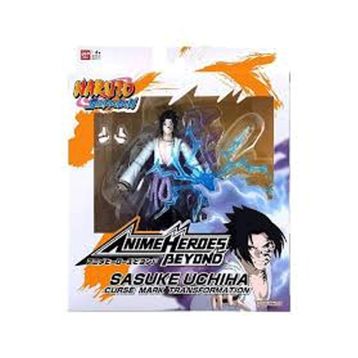 Nessi World 16 cm Bandai Anime Heroes Naruto Sasuke Uchiha Figür ve Aksesuar Seti