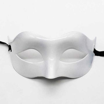 Nessi World Beyaz Renk Masquerade Kostüm Partisi Venedik Balo Maskesi