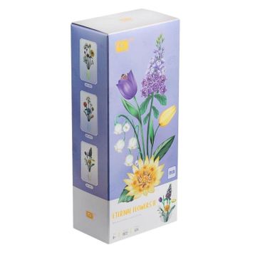 Nessi World LZ1672 534 Parça Çiçek Blok Seti