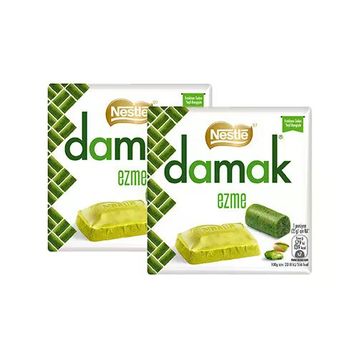 Nestle 55 gr Damak Ezme Antep Fıstığı Parçalı ve Ezmeli Beyaz Çikolata