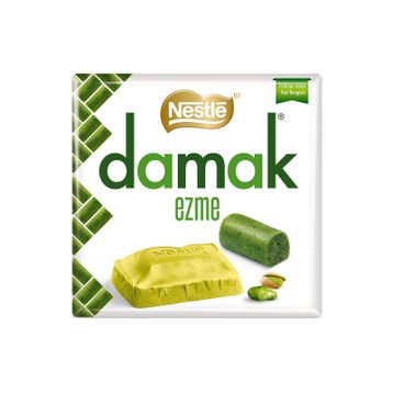Nestle 55 gr Damak Ezme Antep Fıstığı Parçalı ve Ezmeli Beyaz Çikolata