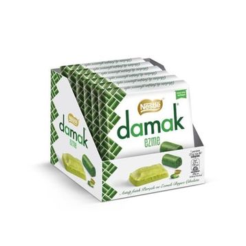 Nestle 55 gr Damak Ezme Antep Fıstığı Parçalı ve Ezmeli Beyaz Çikolata