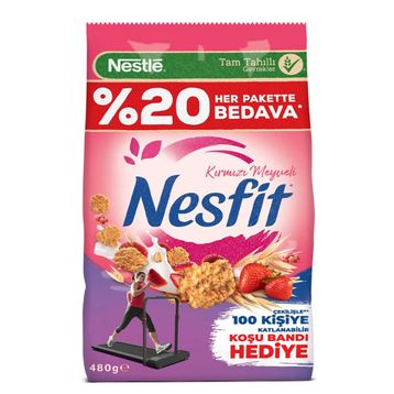 Nestle Nesfit 480 gr Kırmızı Meyveli Kahvaltılık Gevrek