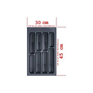 Netaks 30x45 cm Çekmece İçi Kaşıklık