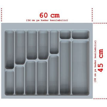 Netaks 60x45 cm Çekmece İçi Kaşıklık