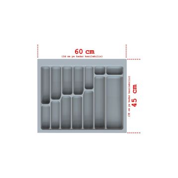 Netaks 60x45 cm Çekmece İçi Kaşıklık