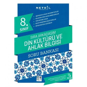 Netbil Yayınları 8. Sınıf Din Kültürü Ve Ahlak Bilgisi Sıra Arkadaşım Soru Bankası