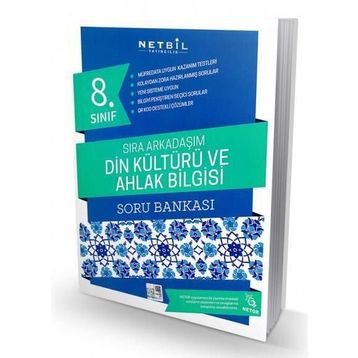 Netbil Yayınları 8. Sınıf Din Kültürü Ve Ahlak Bilgisi Sıra Arkadaşım Soru Bankası
