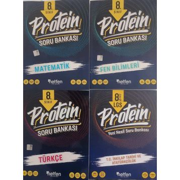 Netfen 8. Sınıf LGS Protein 4'lü Soru Bankası Seti