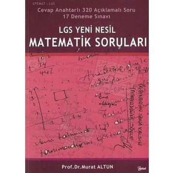 Netfen 8.Sınıf LGS Yeni Nesil Matematik Soru Bankası