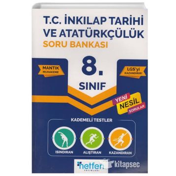 Netfen Yayınları 8. Sınıf T.C. İnkılap Tarihi ve Atatürkçülük Soru Bankası