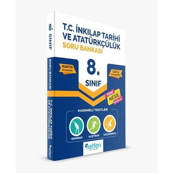 Netfen Yayınları 8. Sınıf T.C. İnkılap Tarihi ve Atatürkçülük Soru Bankası