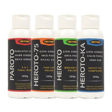 Netfer 4x100 ml 4'lü Pasta Cila Set