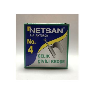 Netsan No 4 100 Adet Çivili Kroşe