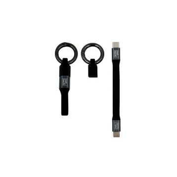 Nettech NT-DC18 PD 65W Plastik 20 cm Type-C to Type-C Şarj ve Data Kablosu