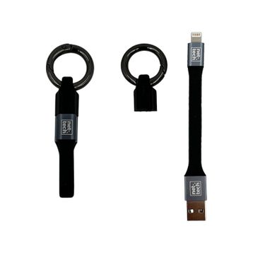 Nettech NT-DC22 3A 20 cm Plastik Lightning Şarj ve Data Kablosu