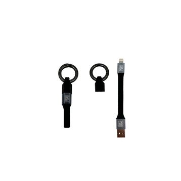 Nettech NT-DC22 3A 20 cm Plastik Lightning Şarj ve Data Kablosu