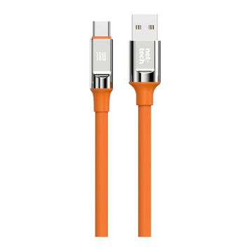 Nettech NT-DC27 18 W Plastik 100 cm Turuncu Type-C Şarj ve Data Kablosu