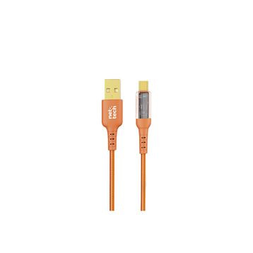 Nettech NT-DC34 Plastik 100 cm Turuncu Type-C Şarj ve Data Kablosu