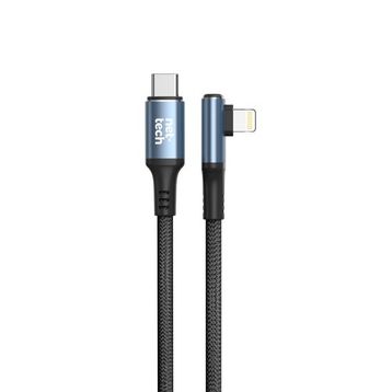 Nettech NT-DC37 30 W Plastik 100 cm Siyah Type-C to Lightning Şarj ve Data Kablosu