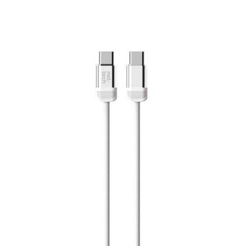 Nettech NT-DC47 60 W Plastik 100 cm Beyaz Type-C to Type-C Şarj ve Data Kablosu