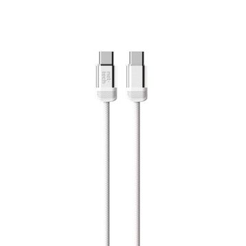 Nettech NT-DC47 60 W Plastik 100 cm Beyaz Type-C to Type-C Şarj ve Data Kablosu