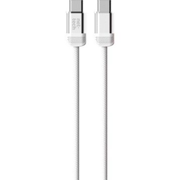 Nettech NT-DC47 60 W Plastik 100 cm Beyaz Type-C to Type-C Şarj ve Data Kablosu