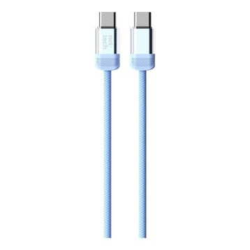 Nettech NT-DC47 60 W Plastik 100 cm Mavi Type-C to Type-C Şarj ve Data Kablosu