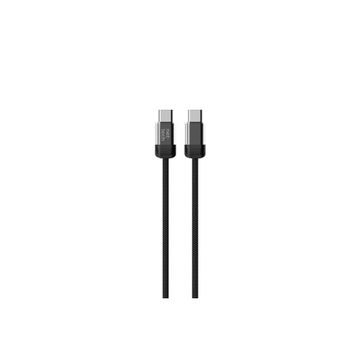 Nettech NT-DC47 60 W Plastik 100 cm Siyah Type-C to Type-C Şarj ve Data Kablosu
