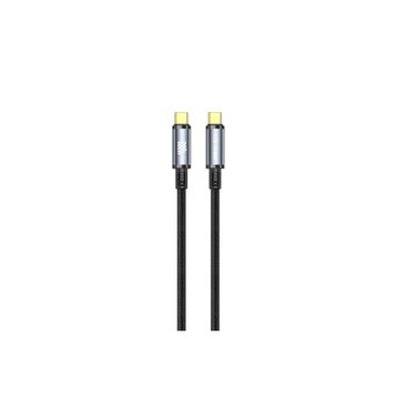 Nettech NT-DC49 USB 3.2 20 Gbps Plastik 100 cm Siyah Type-C to Type-C Şarj ve Data Kablosu