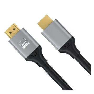 Nettech NT-HD02 3 mt Siyah 4K İp Örgü HDMI Kablo
