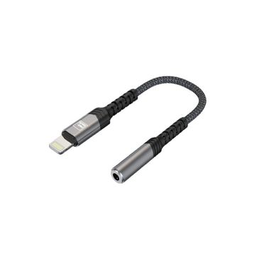 Nettech NT-OT01 Siyah Lightning to Jack Dönüştürücü Kablo