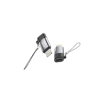 Nettech NT-OT09 Type-C to Siyah Lighting Dönüştürücü