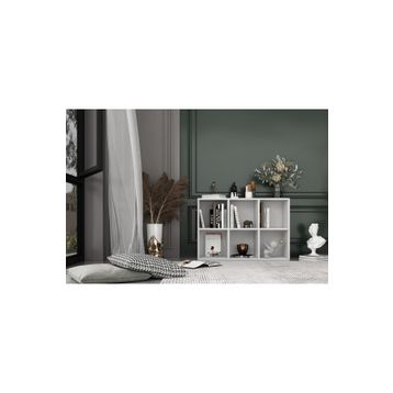 Nettrends KTP-1046 97 cm Beyaz Kitaplık