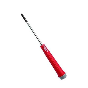 Netwobil 3X125MM Elektronikçi Tip (Klemens) Düz Uçlu Tornavida Izeltaş 4500173125 - 3 mm - Kırmızı Tornavida