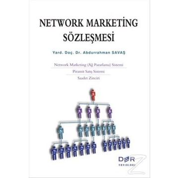 Network Marketing Sözleşmesi - Yrd. Doç. Dr. Abdurrahman Savaş