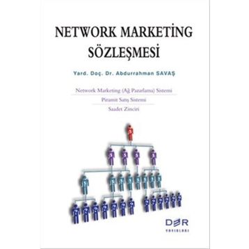 Network Marketing Sözleşmesi - Yrd. Doç. Dr. Abdurrahman Savaş