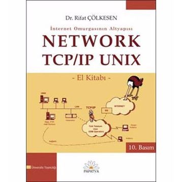 NETWORK TCP/IP UNIX EL KİTABI İNTERNET OMURGASININ ALT YAPISI - RIFAT ÇÖLKESEN
